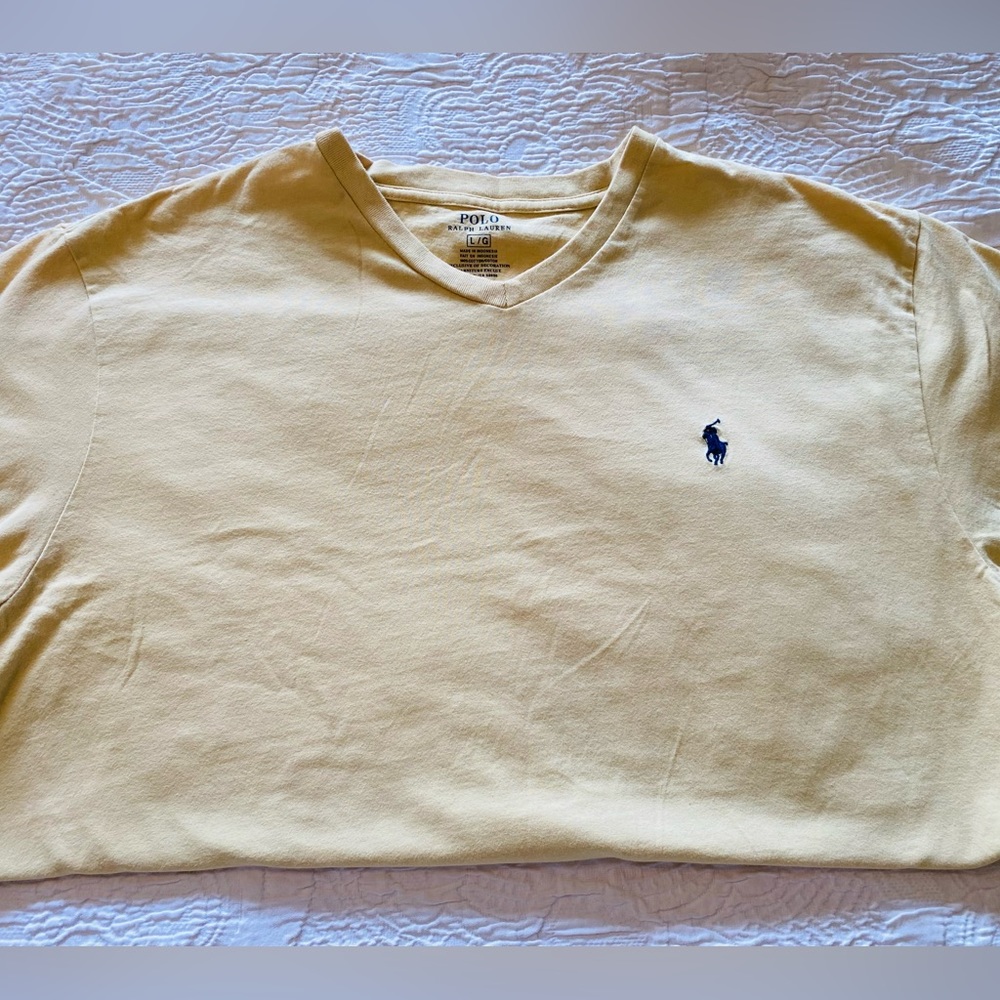 Men’s Polo by Ralph Lauren V-Neck T-Shirt - Picture 7 of 8